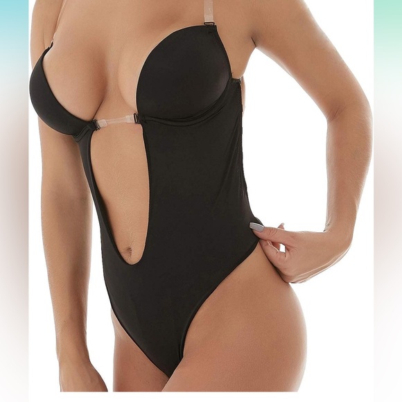 ▪️ Shapewear- Build in Bra Open-back Bodysuits - Picture 3 of 7